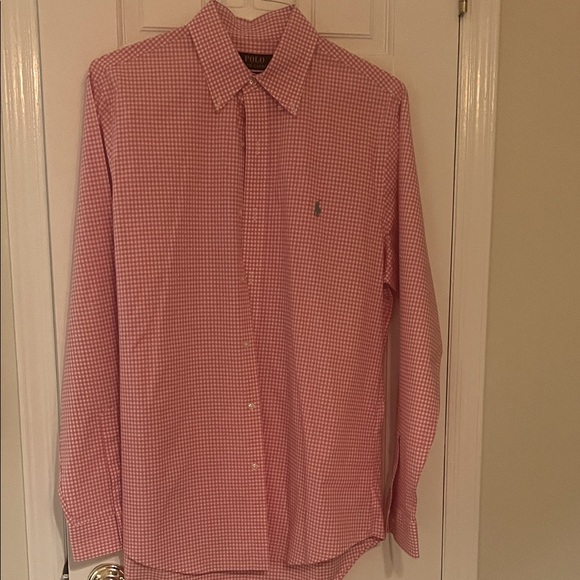 Polo by Ralph Lauren Men's Pink Gingham Shirt - Picture 1 of 2